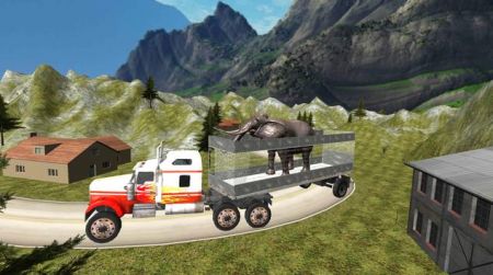 动物园动物运输卡车